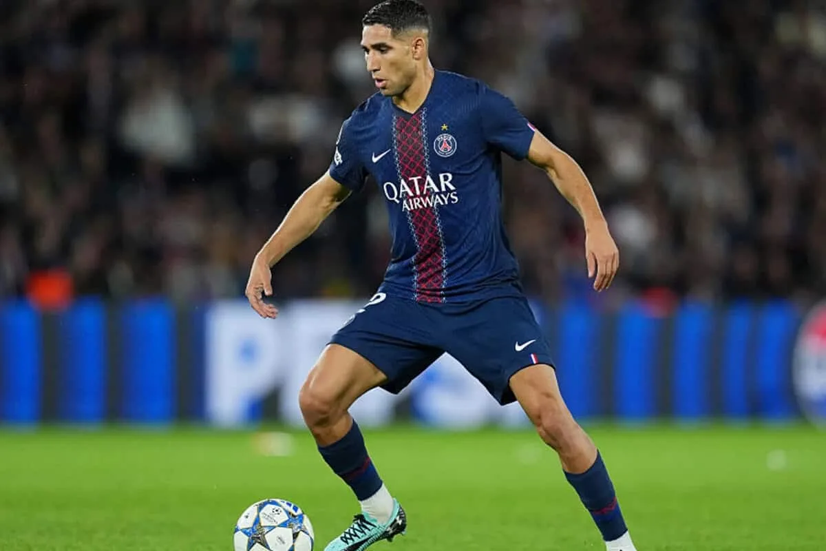 La presse française juge Achraf Hakimi après PSG – Atalanta (ANNE-CHRISTINE POUJOULAT/GettyImages)