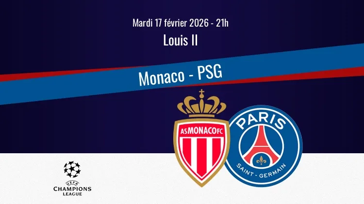 Comment regarder Monaco/PSG (barrage aller) à l'étranger